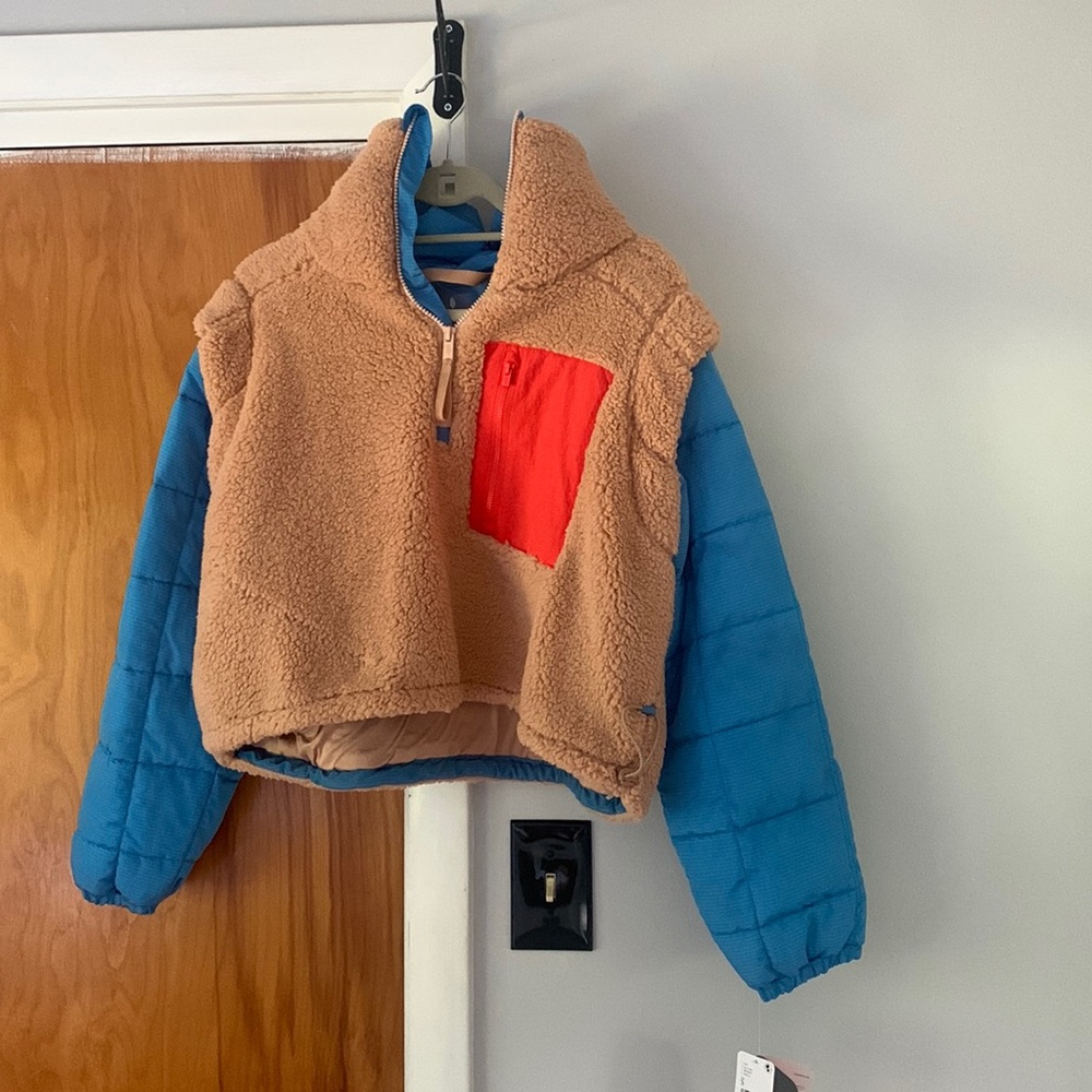 FP Movement Women's Scenic Route Colorblock 1/2 Zip Pullover